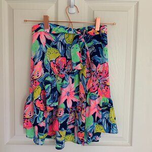 Lilly Pulitzer Womens Nessa Skirt, Capri Soleil, size 0 NWT